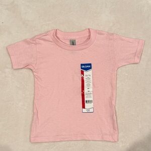 NWT Gildan Kids Pink T-Shirt